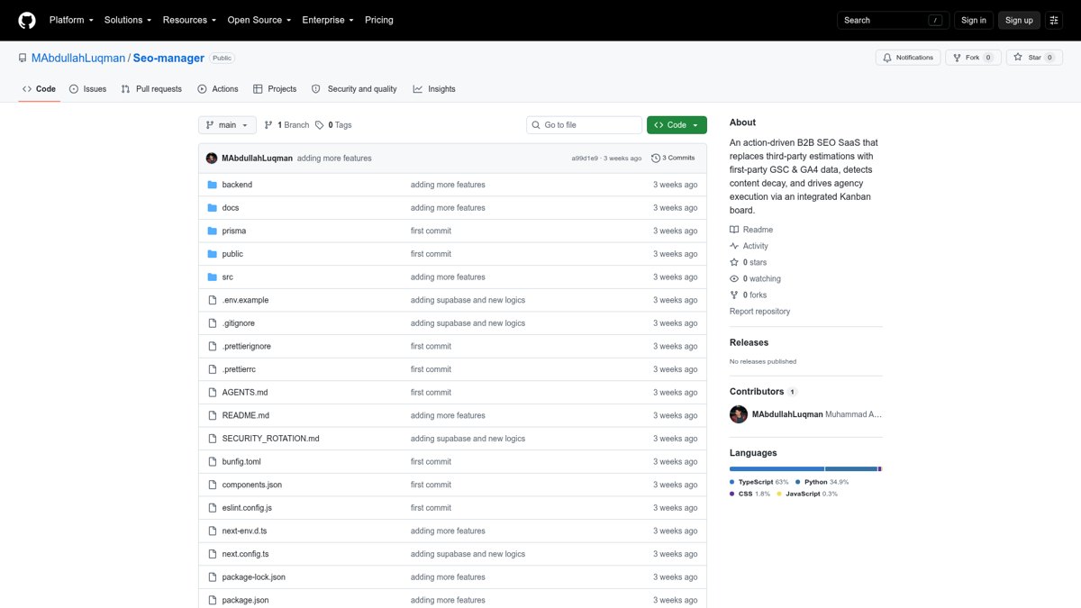 SEO Manager — B2B SaaS